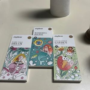 New and sealed 3-Pack Mideer Fairy Tale Dream Watercolor Painting Pad